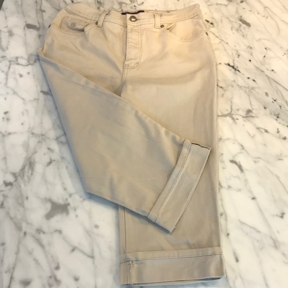 Tan Capris